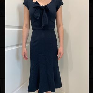 Stop Staring Raileen Navy Bow Dress